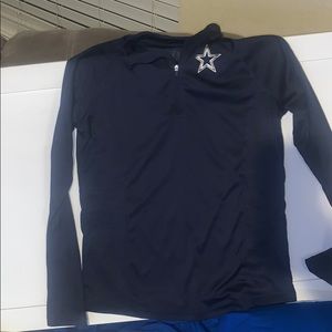 Dallas Cowboys Womens Sasha Quarter-Zip Pullover